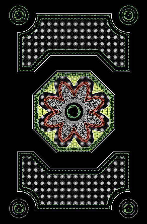 12. Bản vẽ chi tiết lát sân cảnh quan