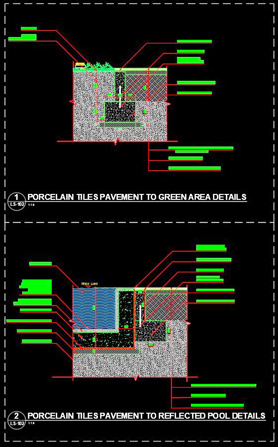 13. Bản vẽ chi tiết bó vỉa sân vườn