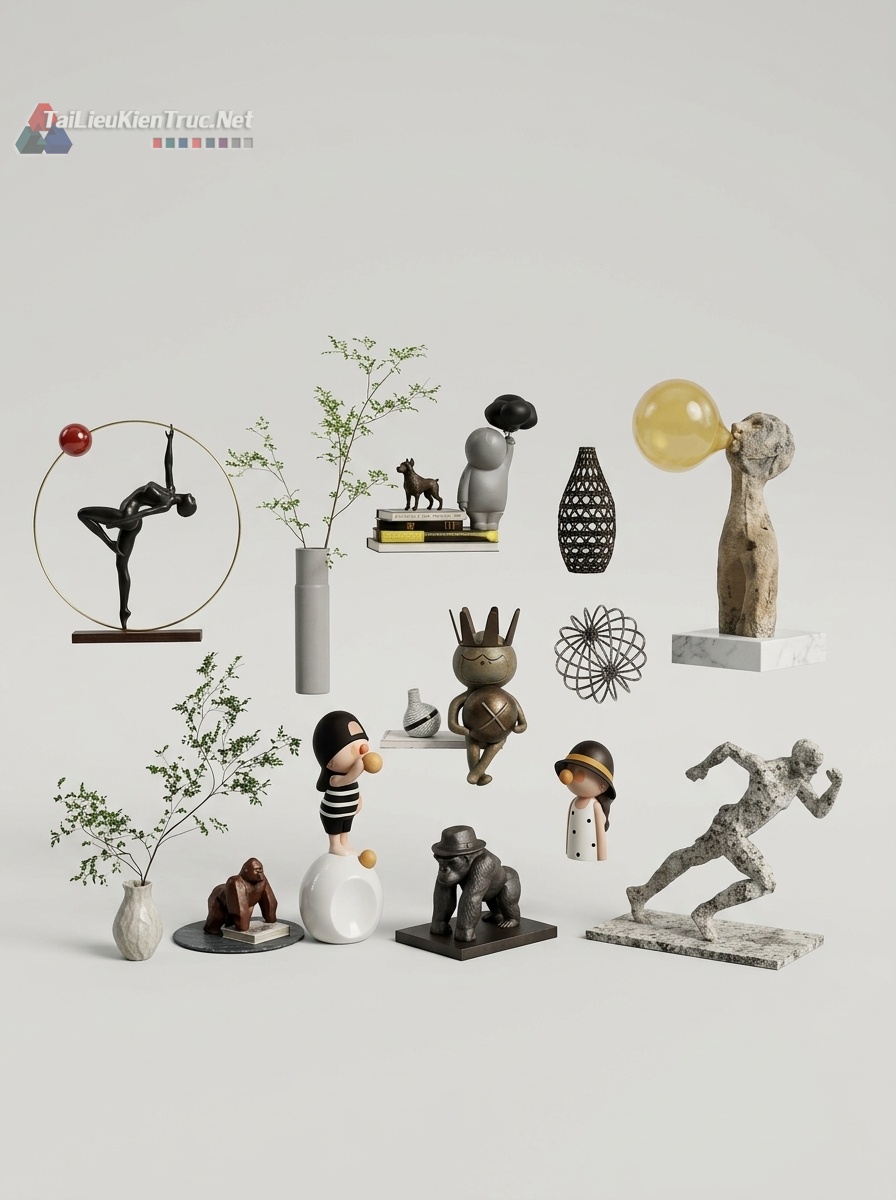 200. Decorative Sketchup model