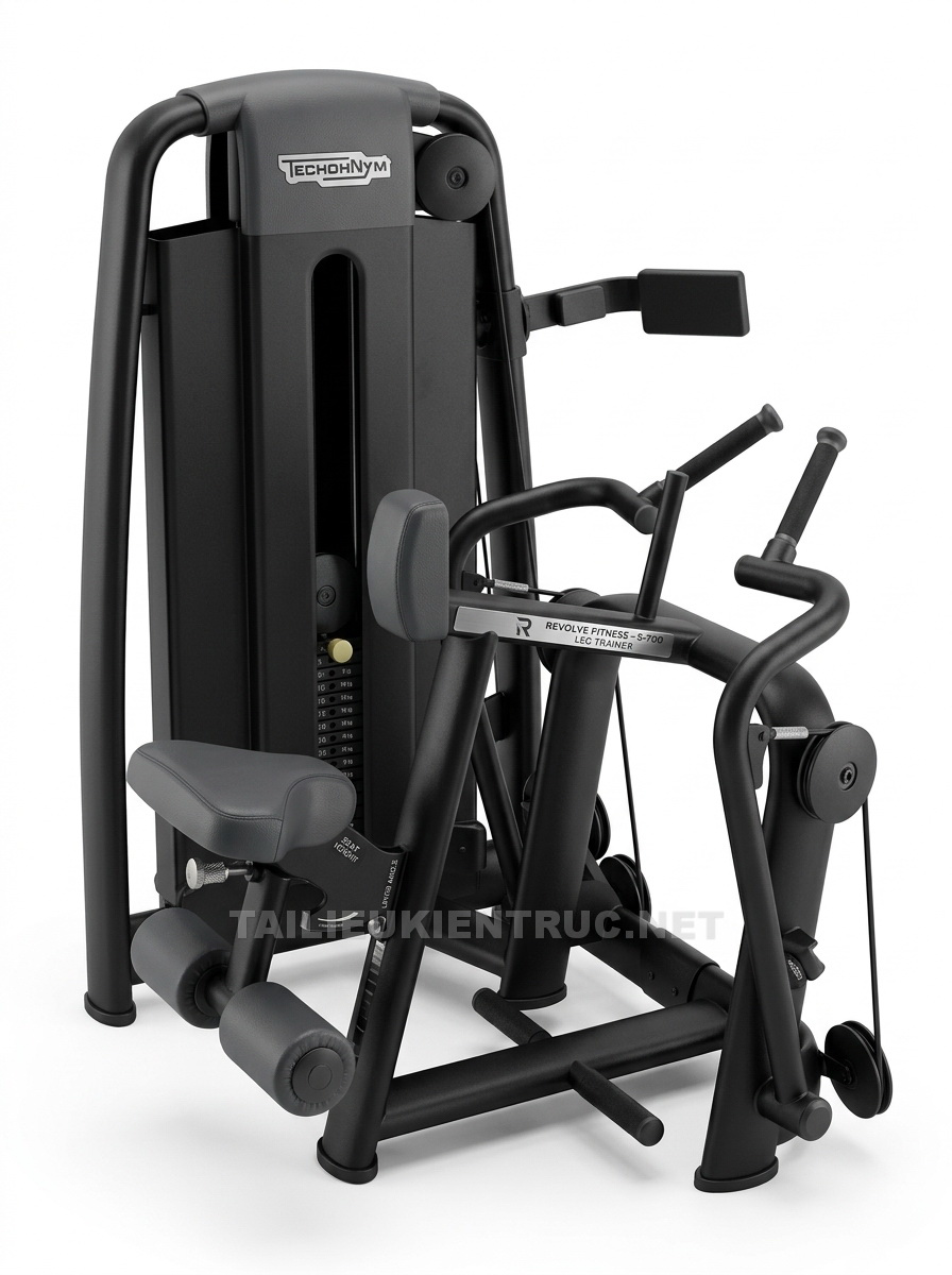 24. Model sketchup Máy cuốn đùi sau ngồi tải miễn phí