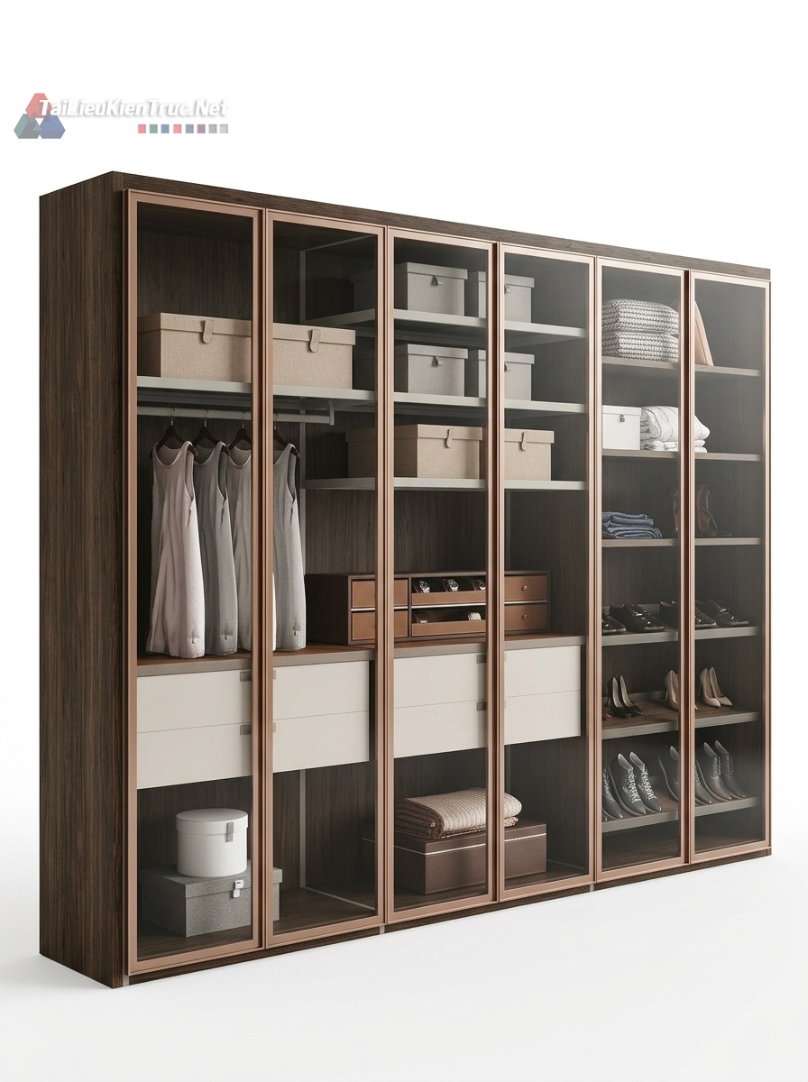 Thư viện tủ quần áo sketchup miễn phí 002