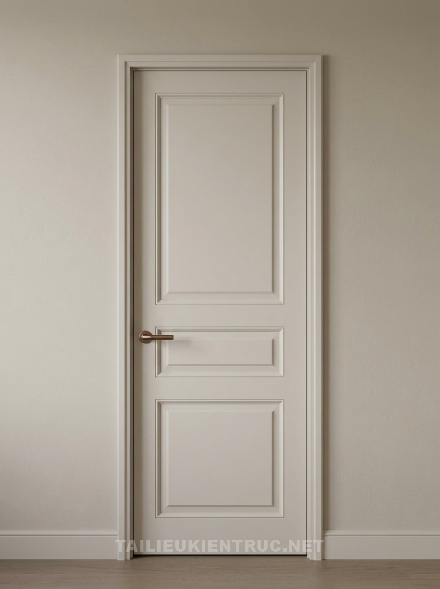 152. Model sketchup cửa đi thông phòng