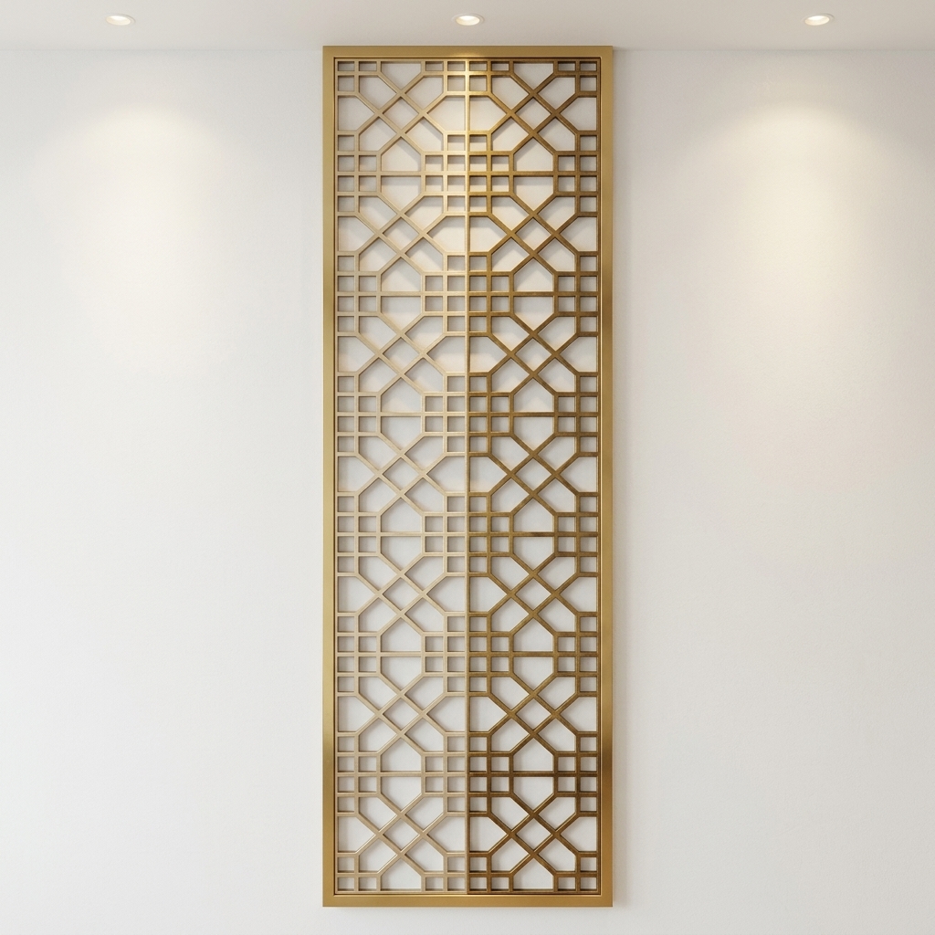 5. Model sketchup vách cnc hiện đại tải miễn phí