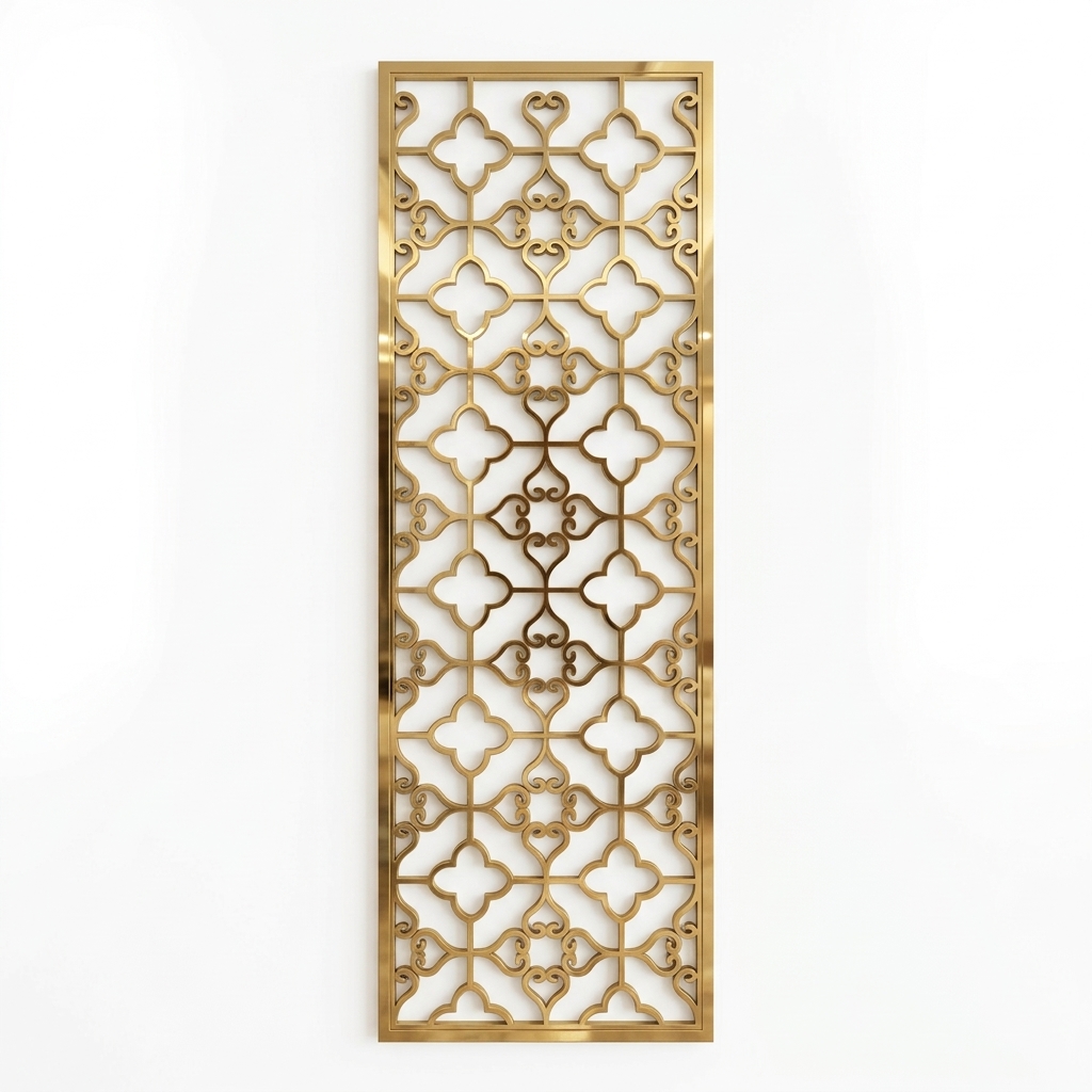 9. Model sketchup vách cnc hiện đại