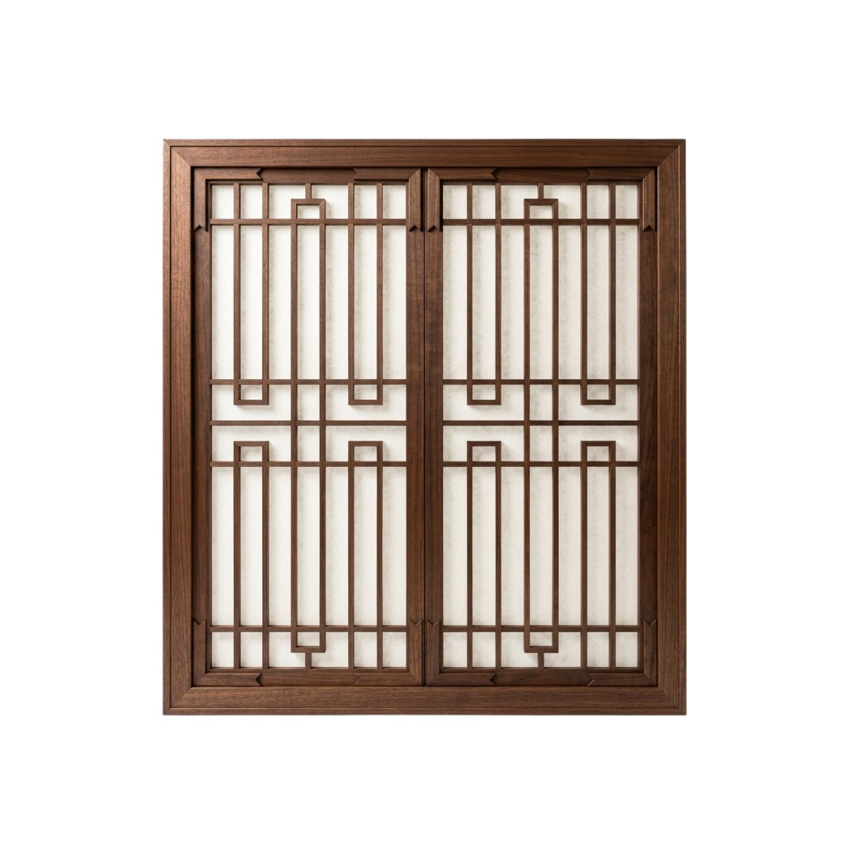 22. Model Sketchup Vách Ngăn Gỗ Lặp Lại Đơn Giản