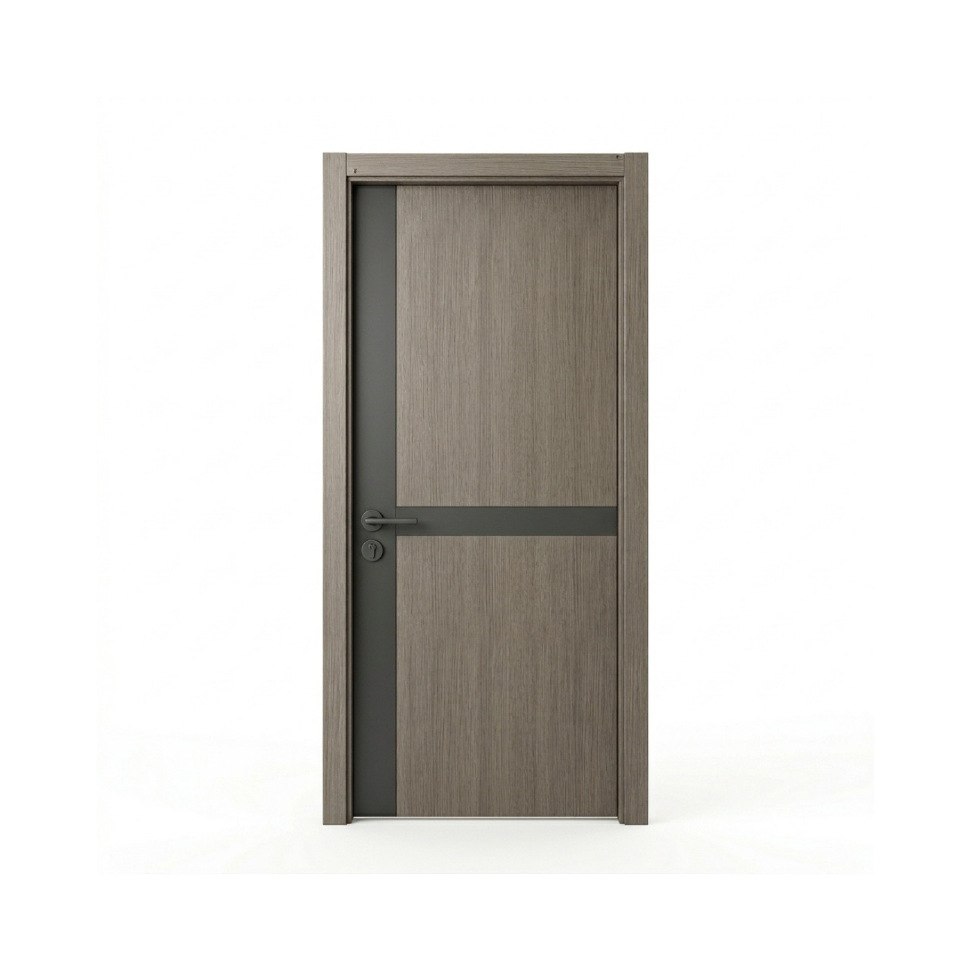 176. Thư Viện Sketchup Cửa Gỗ Grey Wood Phối Chỉ Đen Hiện Đại Cho Kiến Trúc Sư