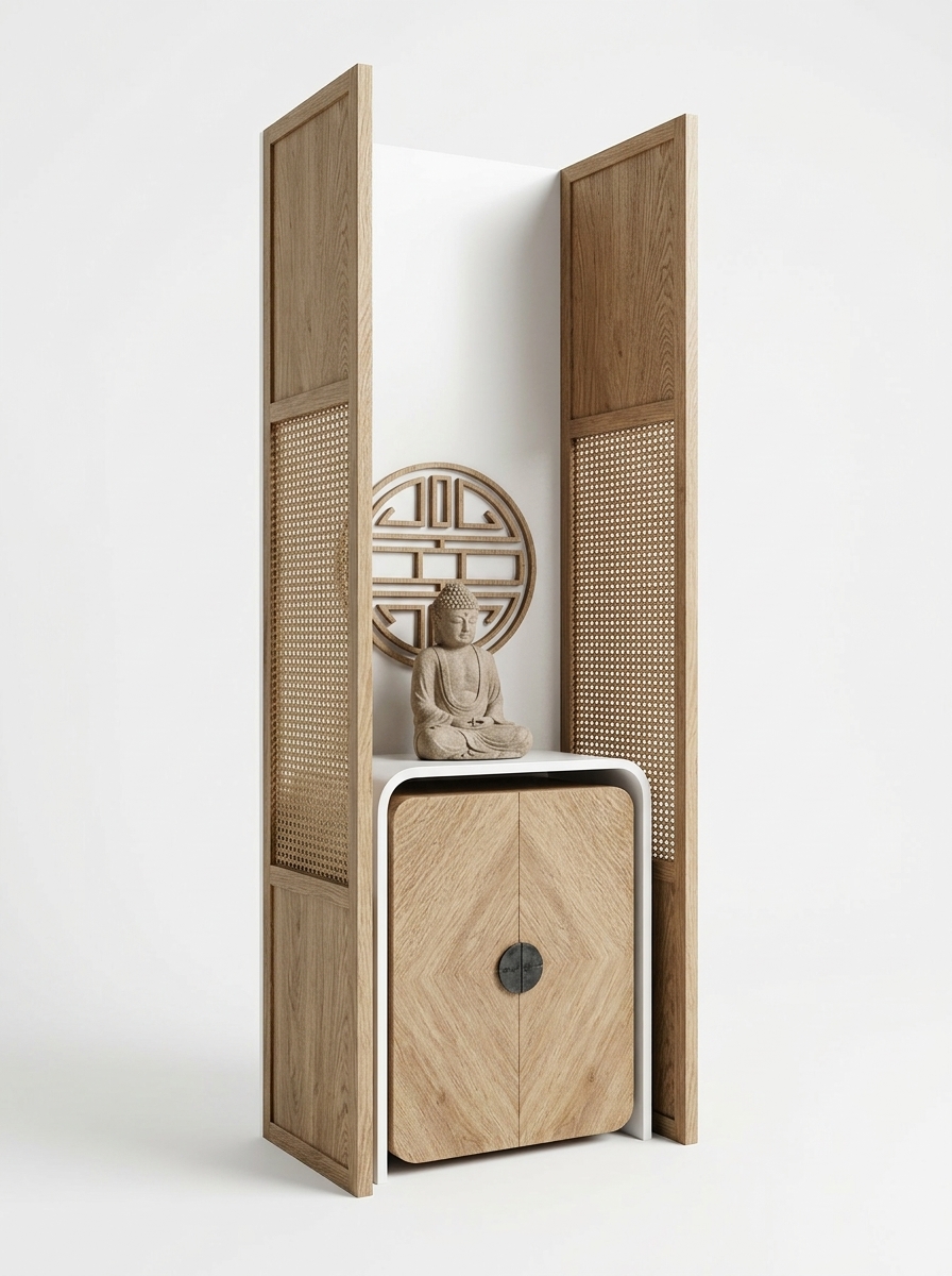 56. Tải miễn phí Model SketchUp Tủ thờ hiện đại