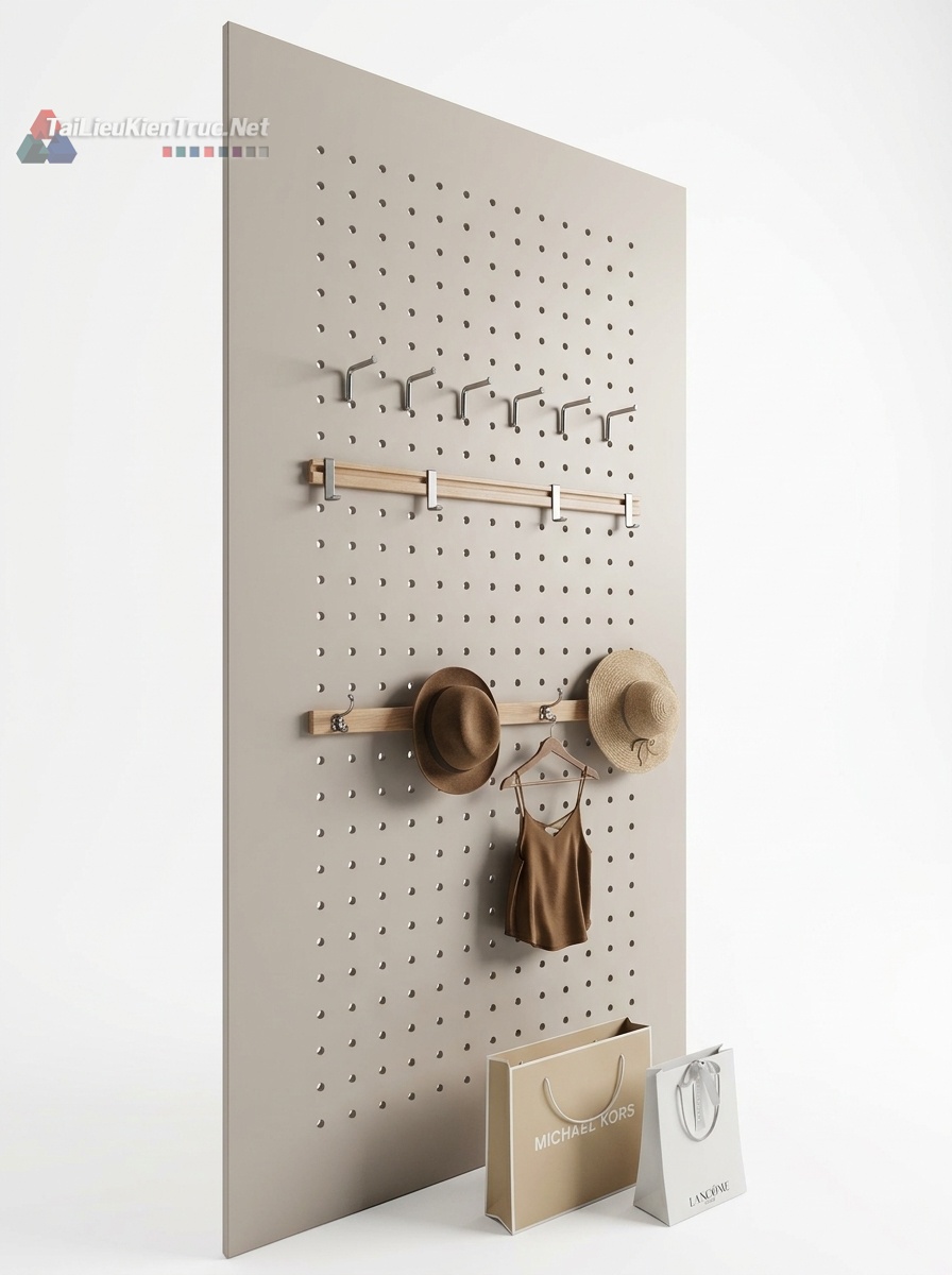 Thư viện SketchUp kệ treo đồ 001