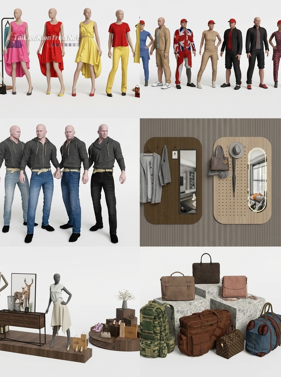 Thư viện SketchUp thời trang P5