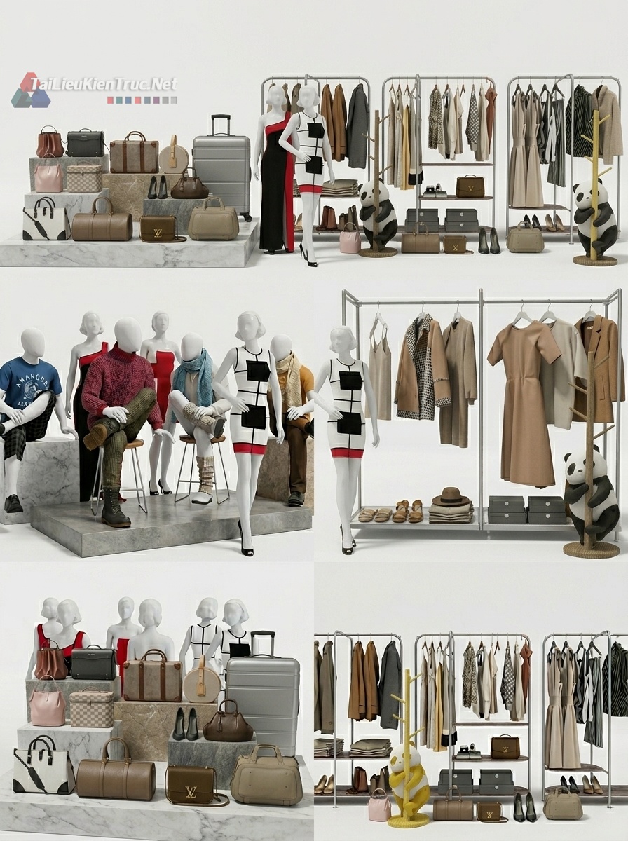 Thư viện SketchUp thời trang P2