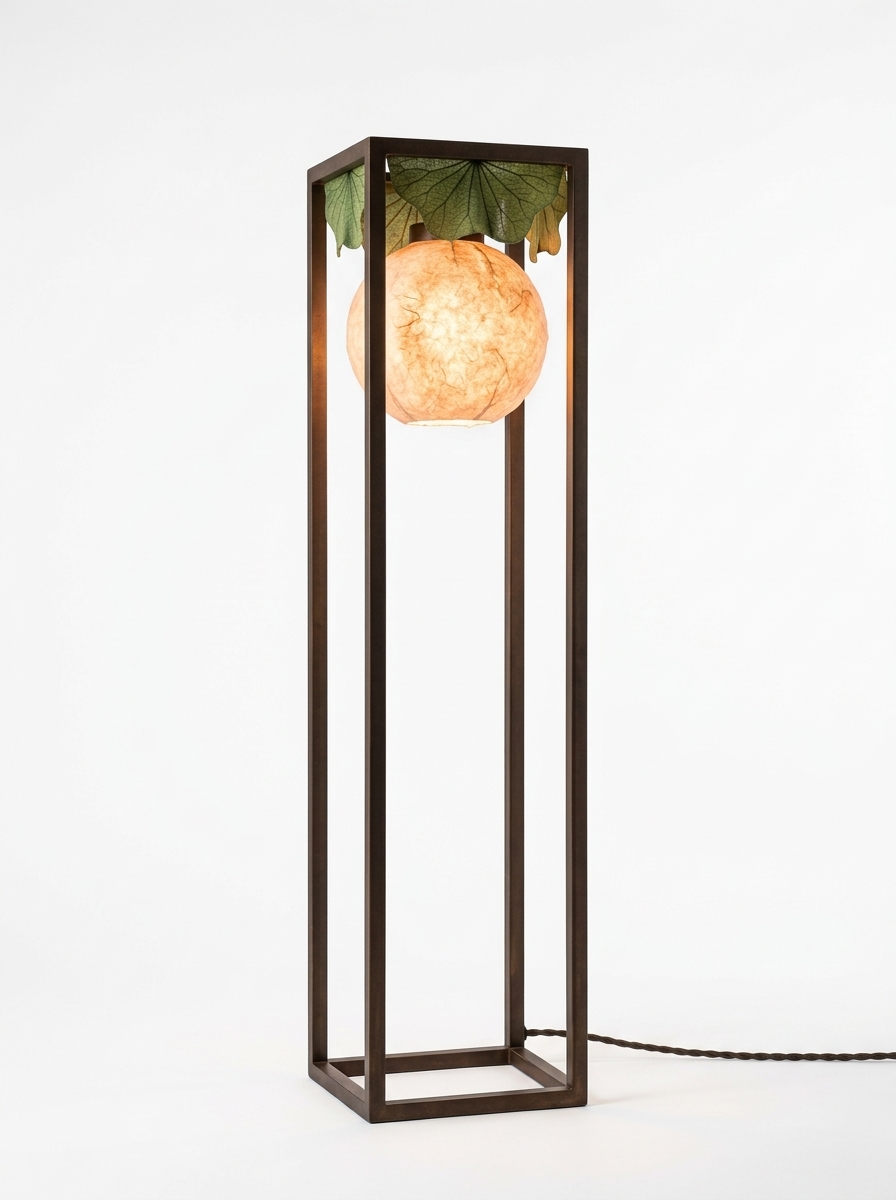 7. Model Sketchup Đèn Lồng Tròn Khung Sắt Tối Giản Hiện Đại