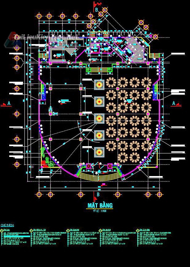 19. Hồ sơ thiết kế quán cafe phần kiến trúc