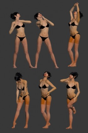 Tổng hợp 6 - 3D model Sexy Lady độc nhất vô nhị