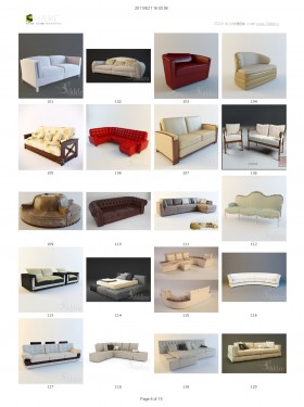 Tổng hợp 100 File 3D model Sofa cực đẹp P2