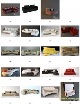 Tổng hợp 100 File 3D model Sofa cực đẹp P4