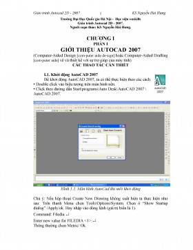 Giáo trình Autocad 2D - 2007 toàn tập full download