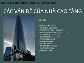 Chuyên đề kiến trúc - Các vấn đề về nhà cao tầng