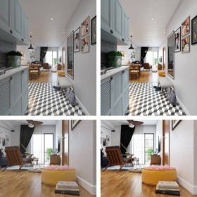 Phối cảnh nội thất 3D nội thất chung cư Max2015+Corona 1.4