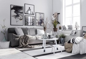 Phối cảnh nội thất 3D phòng khách với phong cách Hiện đại và đẹp 00052