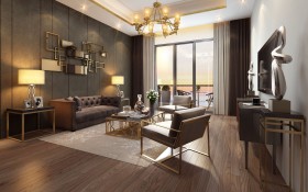 Phối cảnh nội thất 3D Phòng khách hiện đại và đẹp 00071