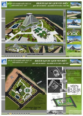 Đồ án tốt nghiệp kiến trúc sư - Khách sạn du lịch ven biển Tuy Hòa - Phú Yên