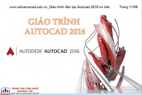 Giáo trình đào tạo Autocad 2016 cơ bản free download