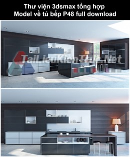 Thư viện 3dsmax tổng hợp Model về tủ bếp P48 full download