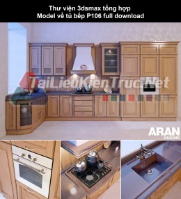 Thư viện 3dsmax tổng hợp Model về tủ bếp P106 full download