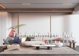 240604. 3ds max modern Living room