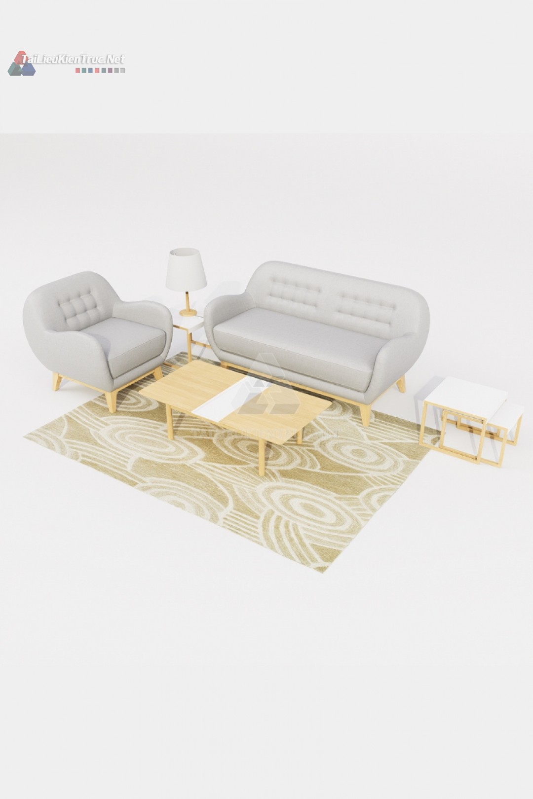 Thư viện Sketchup sofa 063