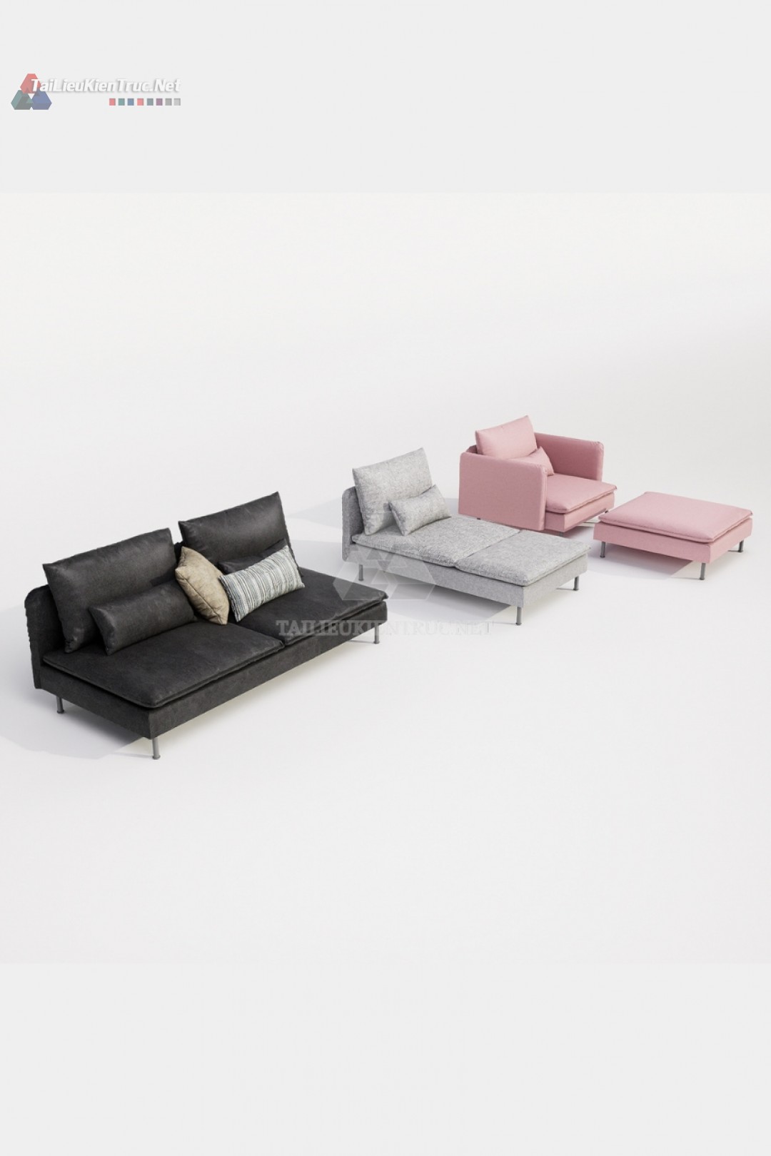 Thư viện Sketchup sofa 070