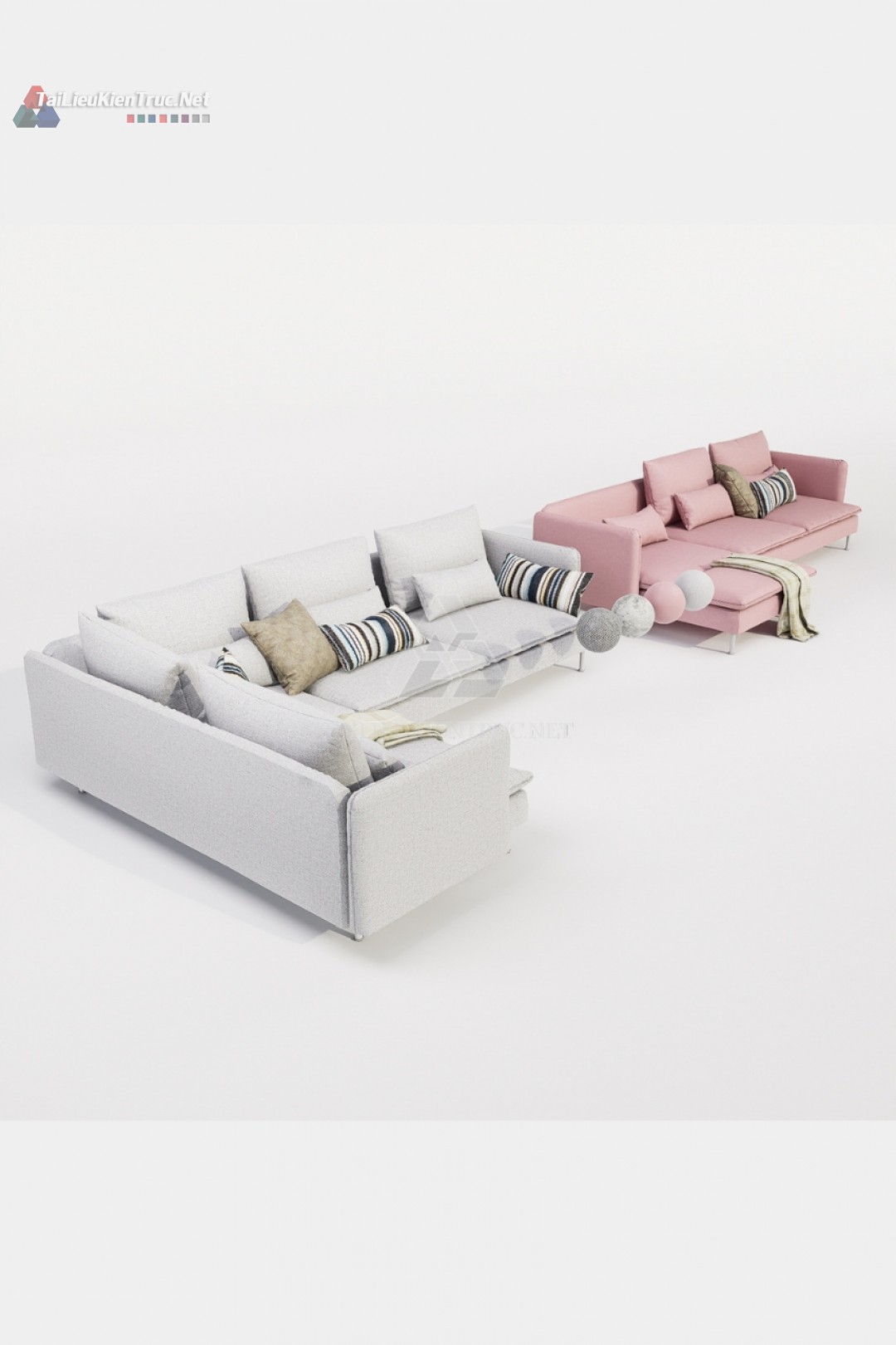 Thư viện Sketchup sofa 075