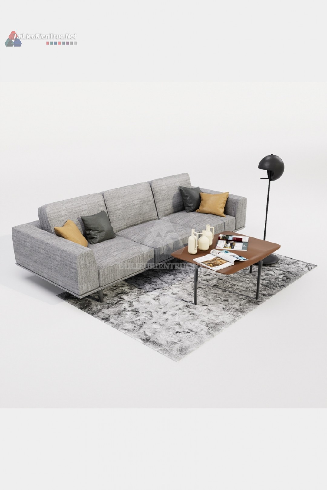 Thư viện Sketchup sofa 077