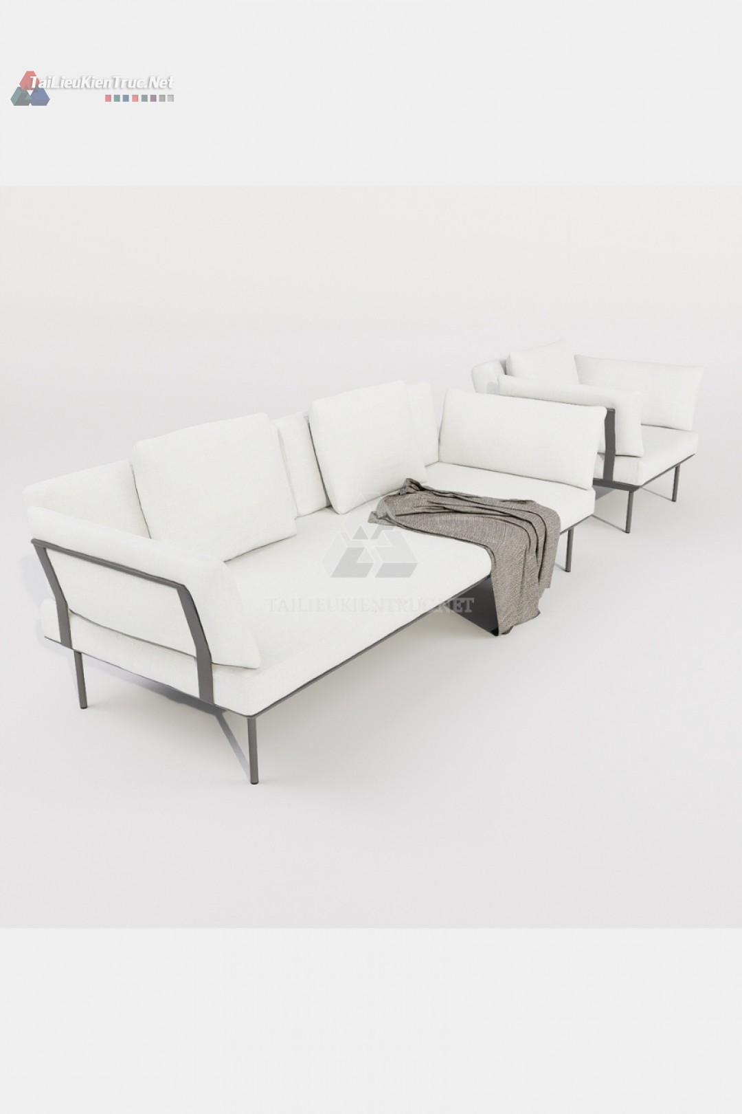 Thư viện Sketchup sofa 090