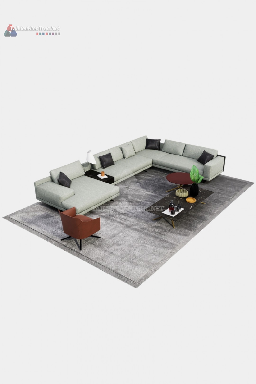 Thư viện Sketchup sofa 091