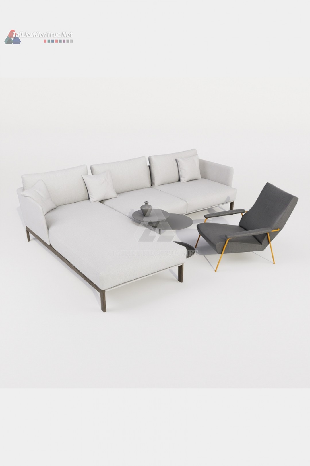 Thư viện Sketchup sofa 098