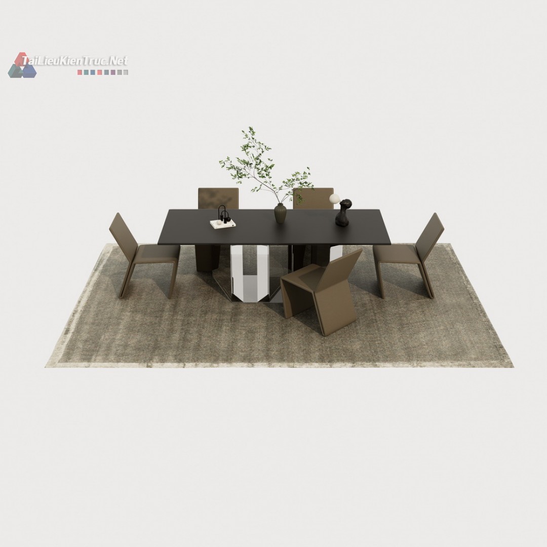 Bàn ăn sketchup 061