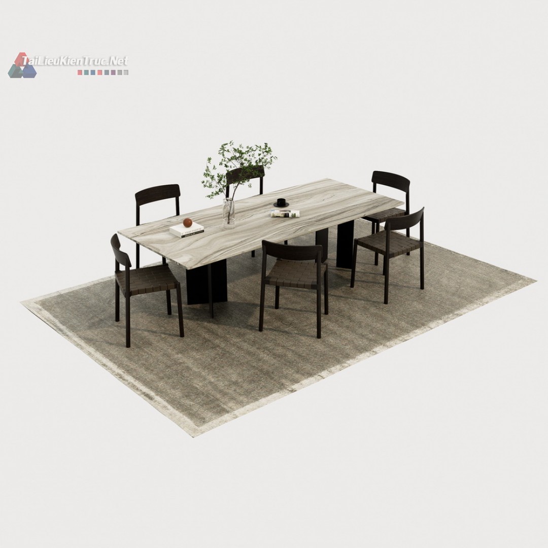 Bàn ăn sketchup 064