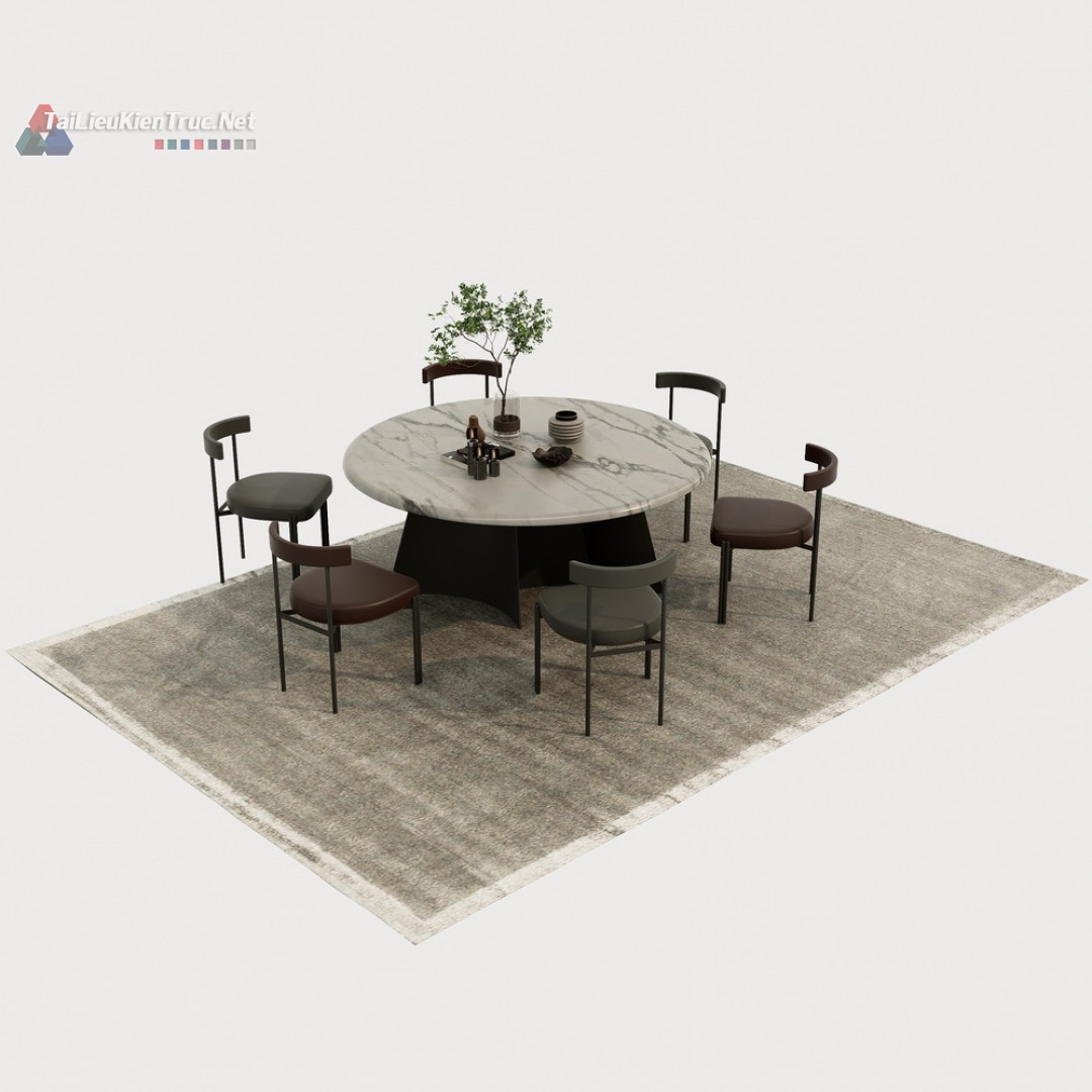 Bàn ăn sketchup 067