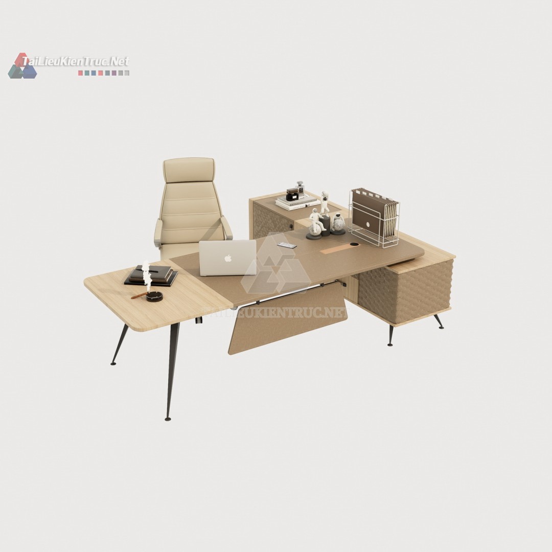 Bàn làm việc sketchup 003