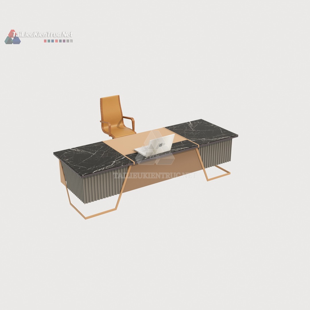 Bàn làm việc sketchup 004