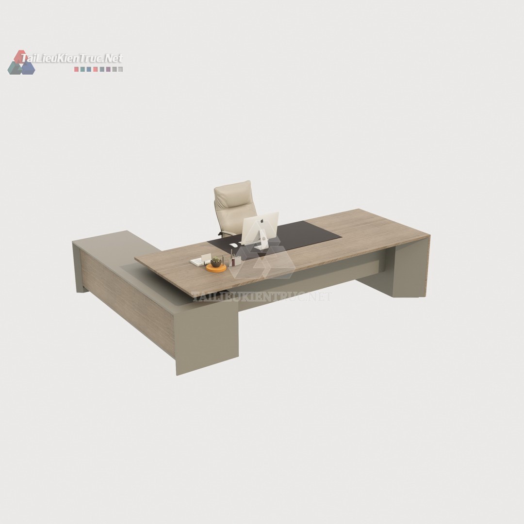 Bàn làm việc sketchup 008