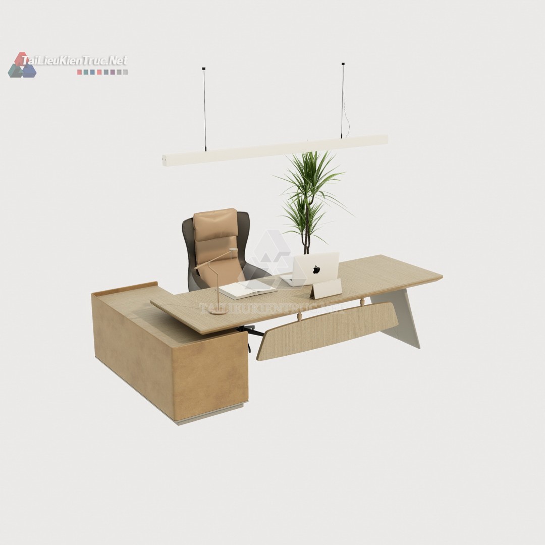 Bàn làm việc sketchup 010