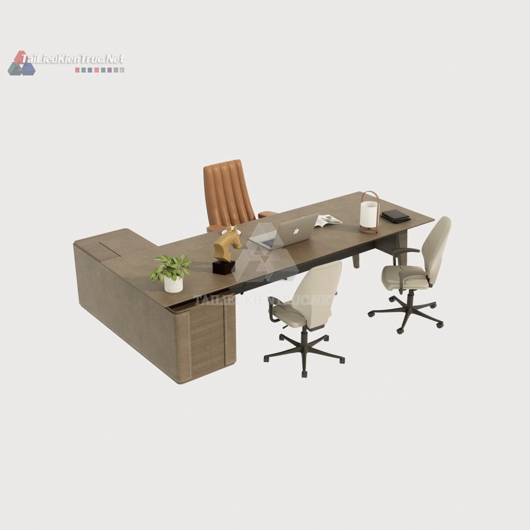 Bàn làm việc sketchup 011