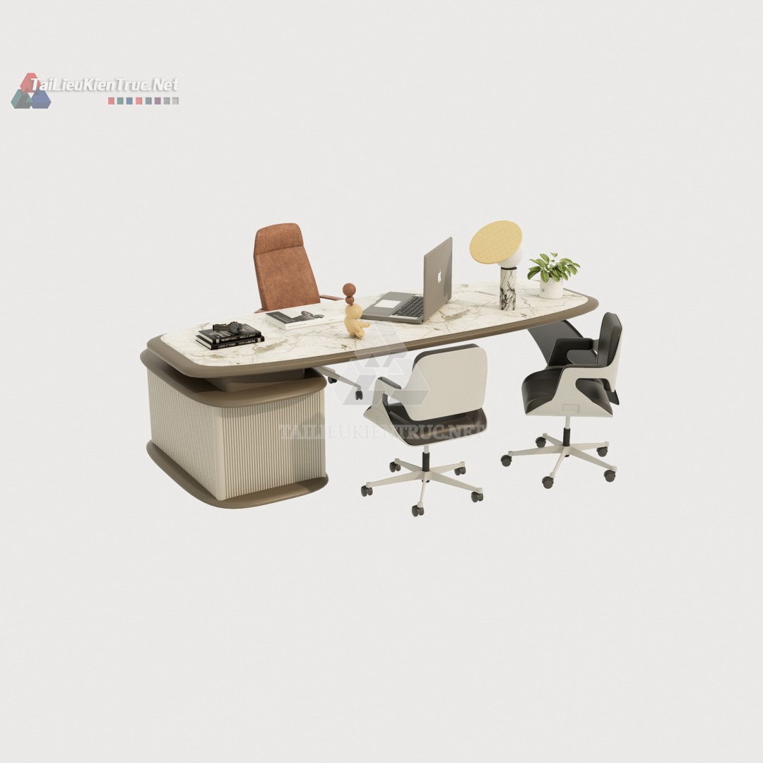 Bàn làm việc sketchup 012