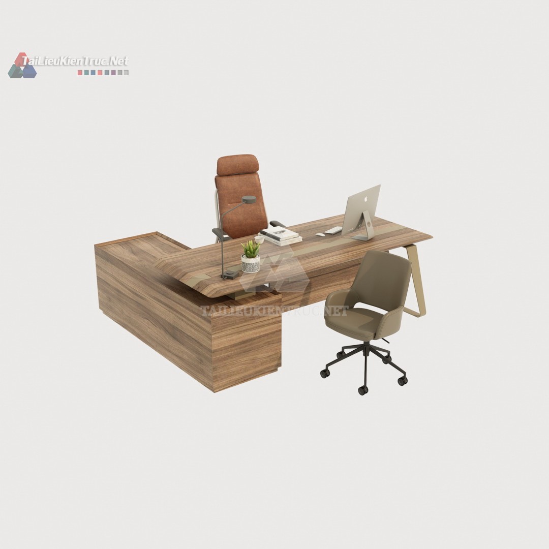 Bàn làm việc sketchup 014