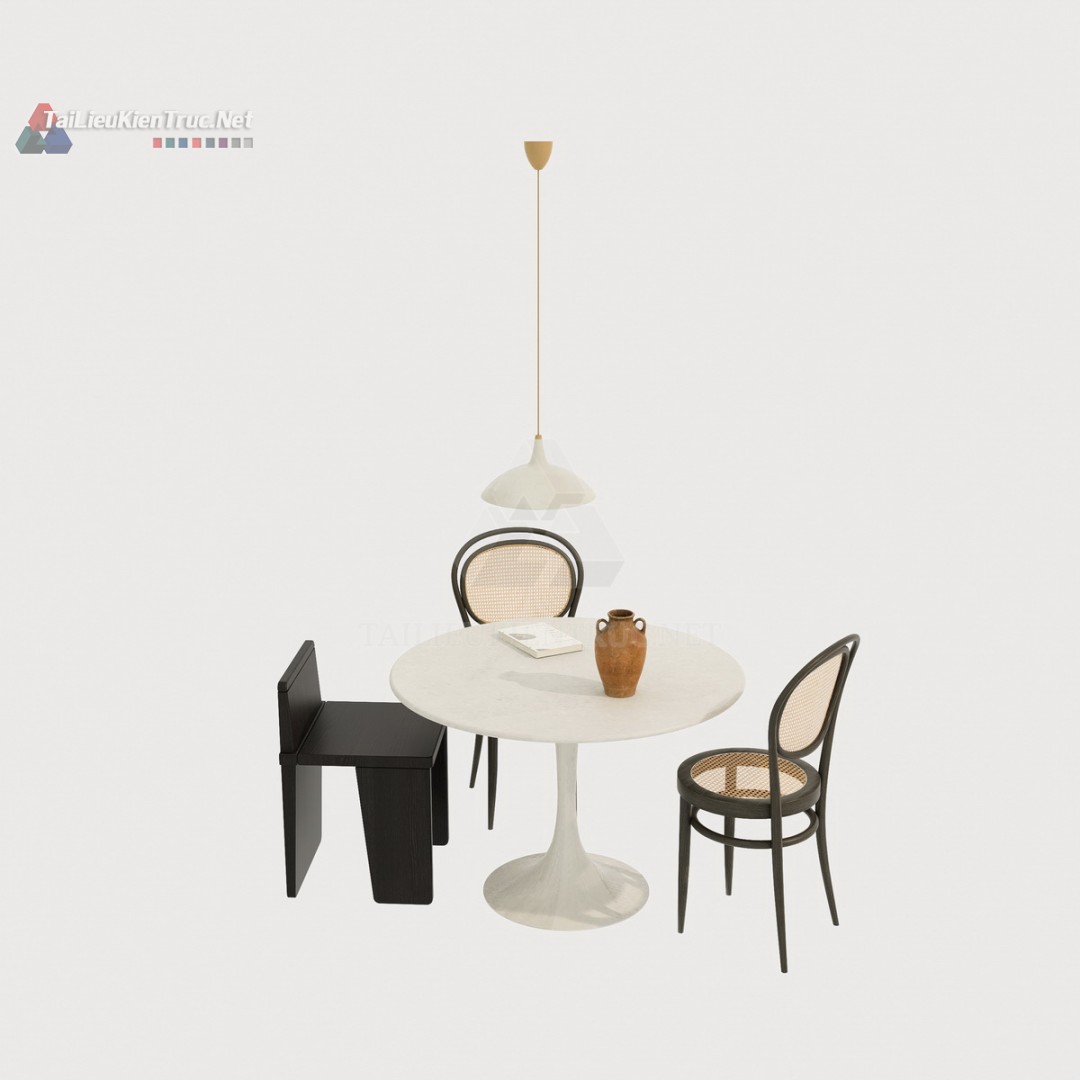 Bàn ăn sketchup 081