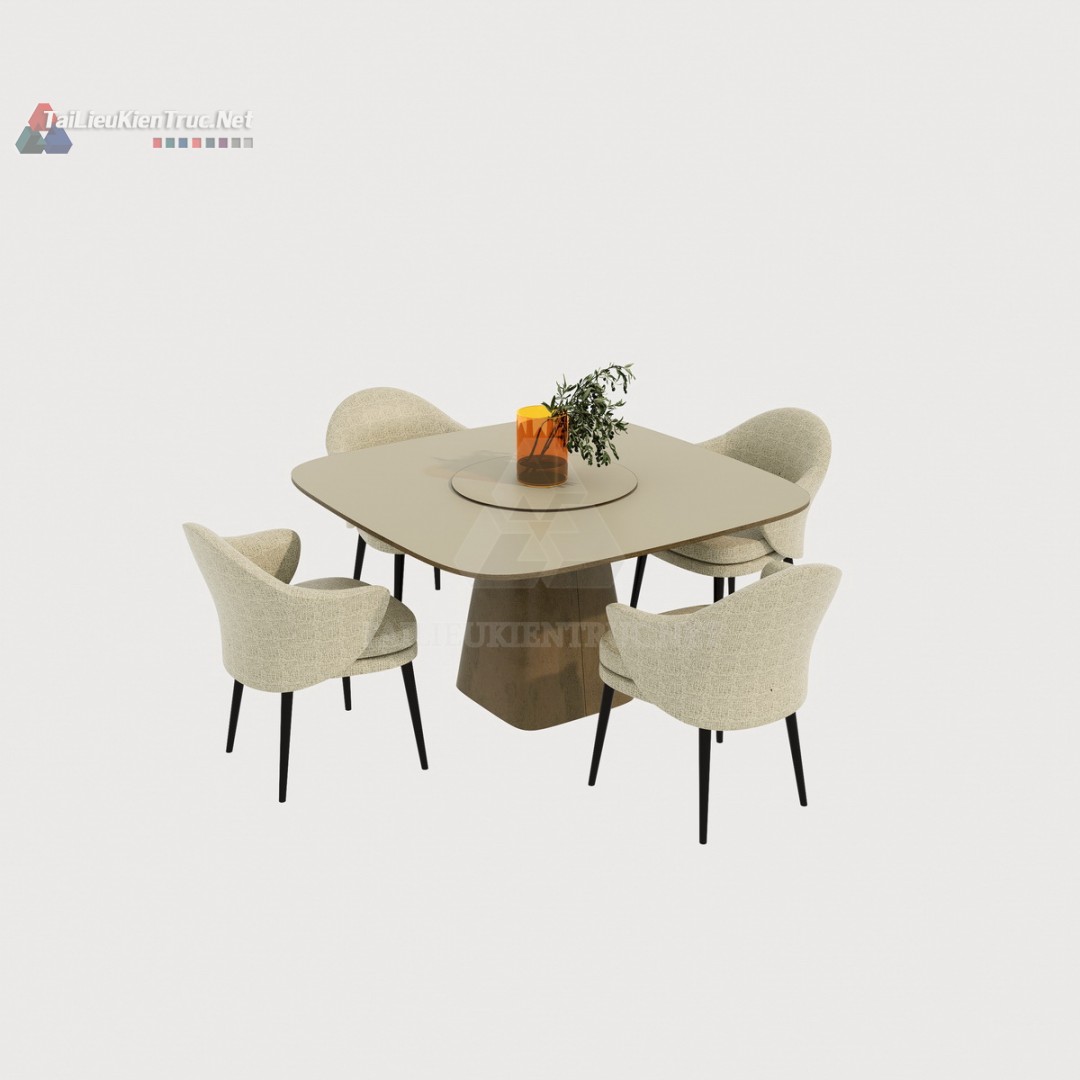 Bàn ăn sketchup 083