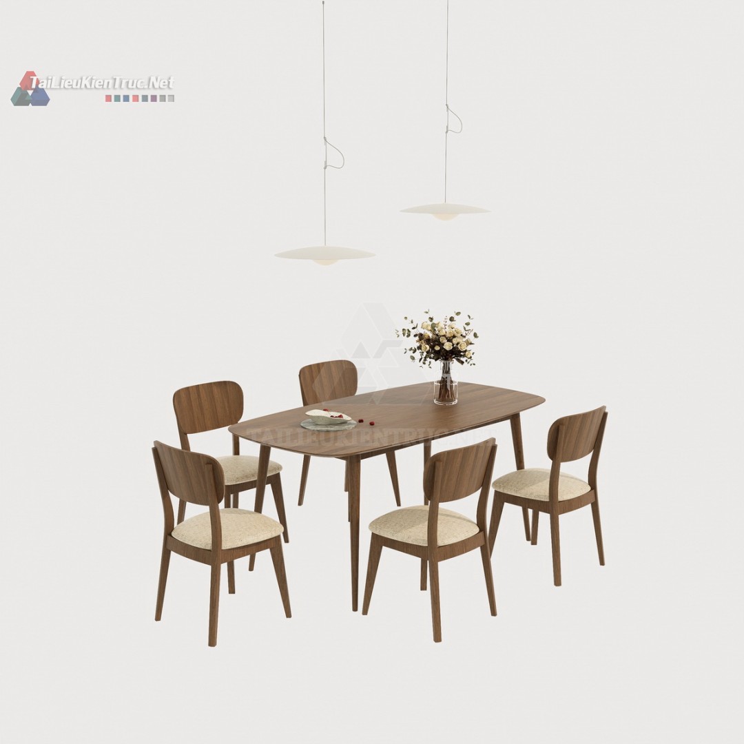 Bàn ăn sketchup 089