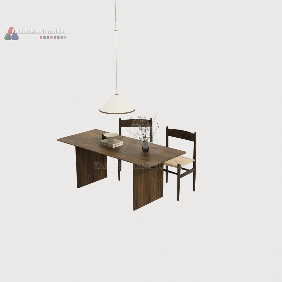 Bàn ăn sketchup 093